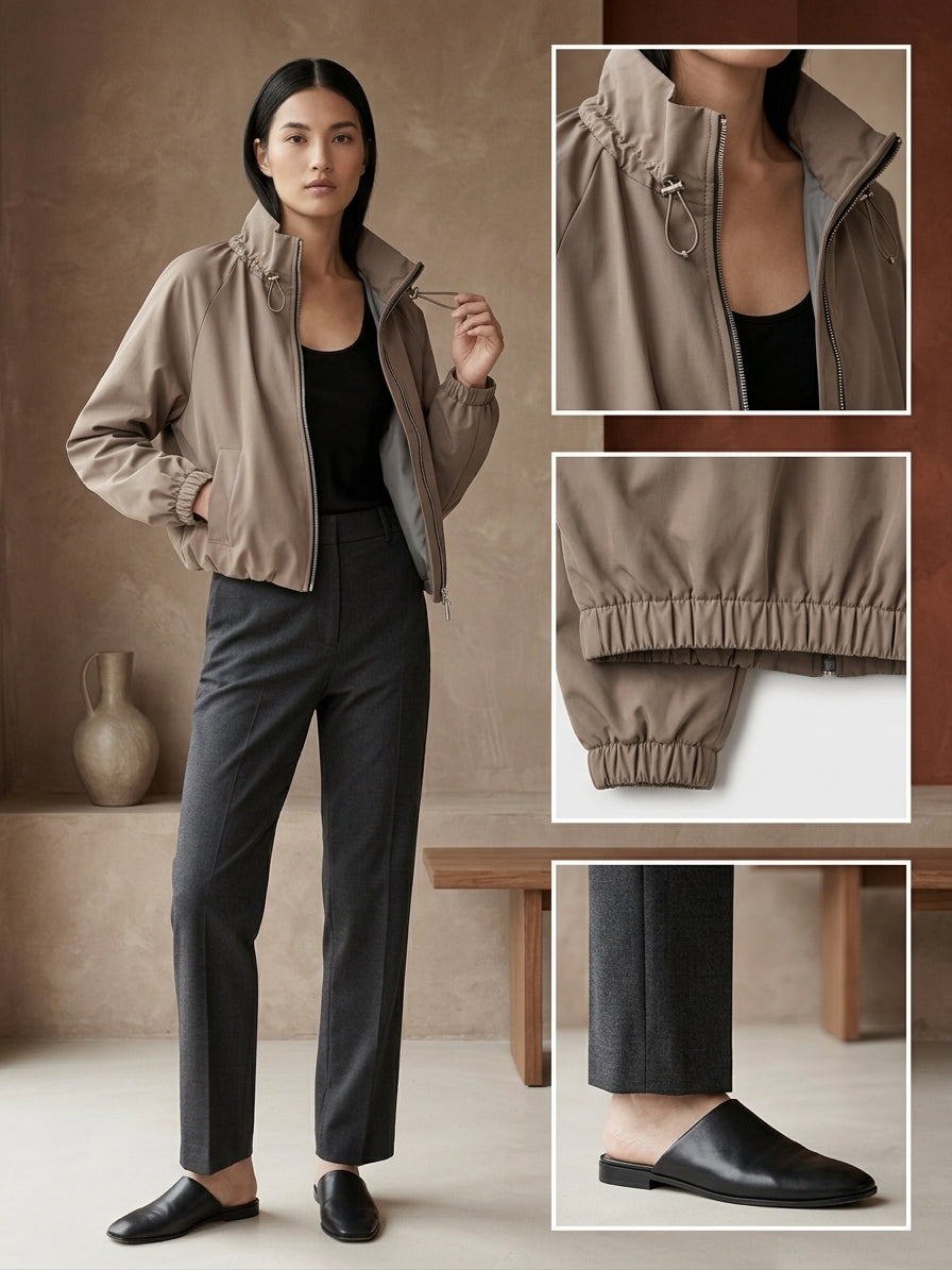 Jacke Blouson mit Tunnelzug