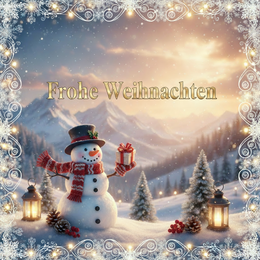 frohe weihnachten gutschein